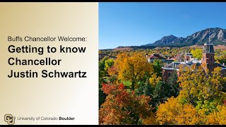 Buffs Chancellor Welcome: Getting to know Chancellor Justin Schwartz