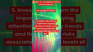 5 Learnings from the Intelligent Investor - Chapter 13 A Comparison of Listed Companies