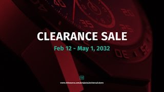 Universal Store - Watch Clearance Example