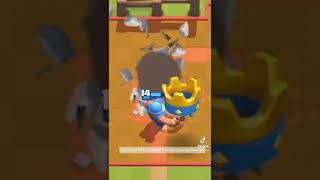 Can Level 14 Fisherman 3 Crown Level 2 Towers? #shorts #clashroyale #clashshorts