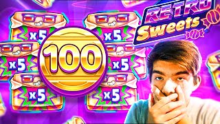 WE GOT A 6 SCATTER on the NEW RETRO SWEETS SLOT!!! (bonus buys)