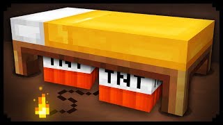 ✔ Minecraft: How to make a TNT Bed Trap