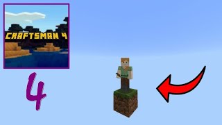 Craftsman 4 – SkyBlock But its only ONE BLOCK – Part 4 | Craftsman 4 One Block Part 4