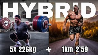 Etre FORT et ENDURANT à 93kg de poids de corps ! | Entraînement Hybride