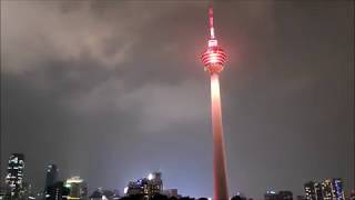 KL Tower Light Show (Wait for it!)