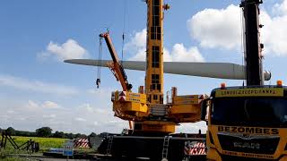 Opération spectaculaire sur une éolienne près de Châteaubriant