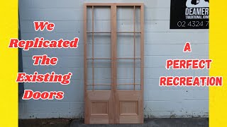 Building A Pair Of Gunstock Style French Doors | Woodworking Projects