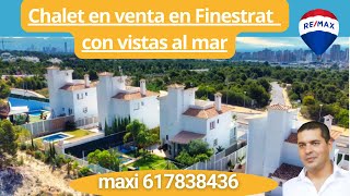 Chalet en Finestrat com vista al mar