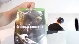 Mortal Kombat Xbox One Unboxing + MKX Gamer Pad