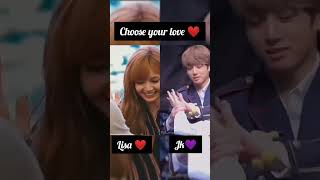 choose your love ❤️ #fypシ #bts #btsmember #blackpink #kpopidol