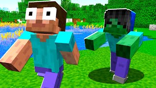 Minecraft mas SOU UM ZUMBI!