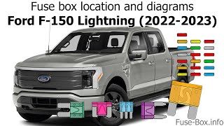 Fuse box location and diagrams: Ford F-150 Lightning (2022-2023)