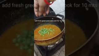 mutter paneer recipe/full video link in description#shorts #shortsvideo #viral