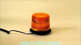 High Performance Strobe Light Magnetic Amber 12-24VDC