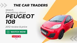 REVIEW OF 2013 Peugeot 108 1.0 12V Access Euro 5 3dr +0£Tax +Low Insurance +Aux