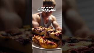 HIGH PROTEIN CHEESECAKE zum Abnehmen #fitness #rezept #highprotein #cheesecake #käsekuchen