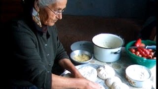 Khachapuri in Zemo Alvani ზემო ალვანის, Georgia