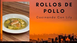 Rollos de Pollo Con Jamon