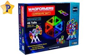 Распаковка игрушки MAGFORMERS обзор и строительство разных фигур vlog