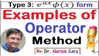 Type 3 - Examples of Operator Method | Mixed Form