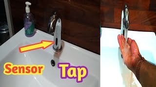 Sensor Tap fitting in Wash basin || sensor tap installation