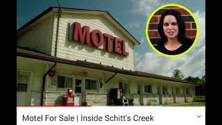 Stevie listing Motel For Sale inside Schitts Creek shorts David and Stevie