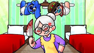 ESCONDETE DE LA ABUELA MALVADA! 😡🔪 BEBE FLEX Y BEBE SILVIO ESCAPAN GRANNY SIMULATOR