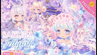 Cocoppa Play - Sakura Jellyfish Premium Coin Gacha (22 Spins) & 2nd Month of 10th Anniversary Event