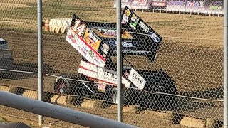 Wayne County Speedway 410 Sprint Cars 4/18/18 [Pure Sound]