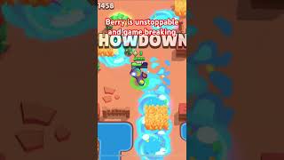 Berry is unstoppable and game breaking #brawlstars #newbrawl #supercell #youtube #gaming #trending