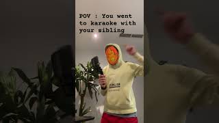 U go to karaoke with your sibling #roblox #liveplsdonate #comedyfilms