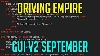 DRIVING EMPIRE GUI V2 SEPTEMBER 2021