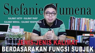 Jenis Jenis Kalimat Berdasarkan Fungsi Subjek