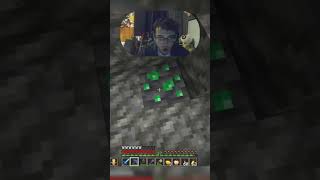 I found DEEPSLATE EMERALD ORE in Hardcore Minecraft... #shorts