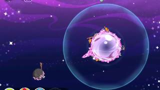 Angry Birds Space Level 7-27 Cosmic Crystals 3 Star Walkthrough