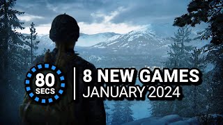 8 Awesome New Games in 80 Seconds | January 2024