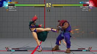 SFVAE - BABEL Laura vs Tokido Akuma - Monster Akuma Powerful Strike Win