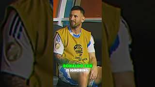 ALEJANDRO GARNACHO IGNORING LIONEL MESSI 🤔🐐😭#trending #football #shorts