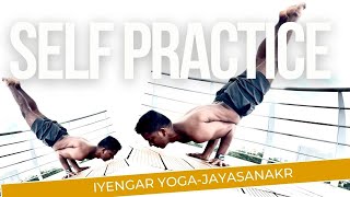 Self Practice-Iyengar Yoga-Vietnam