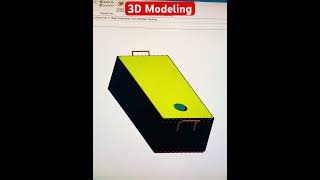 3D Modeling of Tank || Solid edge 3D Modeling || #shorts #cad #engineering #youtubeshorts