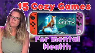 15 Cozy Games for when you're stressed | Nintendo Switch PC and more! | Indie Games