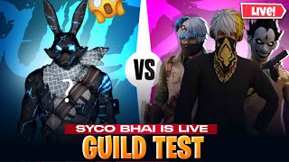 LIVE🔴 SB HARDEST GUILD TEST LIVE🔥REACTION ON GAMEPLAY 😍 MOBILE VS PC PLAYER ?📱💻 #sblive #fflive