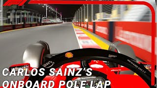 Carlos Sainz's Pole Lap | 2023 Singapore Grand Prix | #assettocorsa