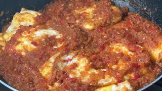 Cooking Indonesian Spicy Eggs | Balado Eggs Recipe | Telur Balado