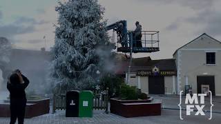 Snow Flocking - Giant Christmas Tree