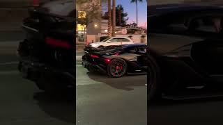 Twin Turbo Lamborghini Aventador SVJ Gintani Exhaust - Loud revs with flame