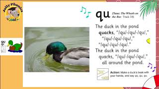 JOLLY PHONICS /Qu/ SONG, LYRICS AND ACTION  ||  PHASE 7 || LEARN THROUGH SONG