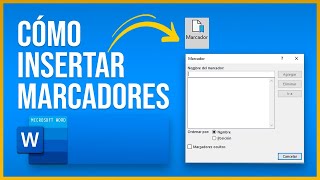 Cómo insertar MARCADORES en Microsoft WORD