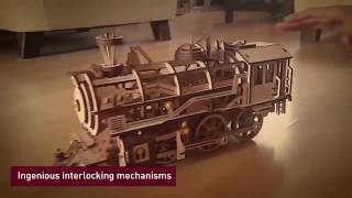 Robotime Locomotive Train 3D Wooden Puzzle - www.chikili.com