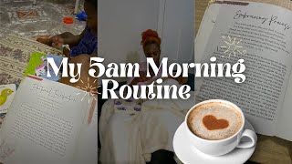 MY 5AM MORNING ROUTINE